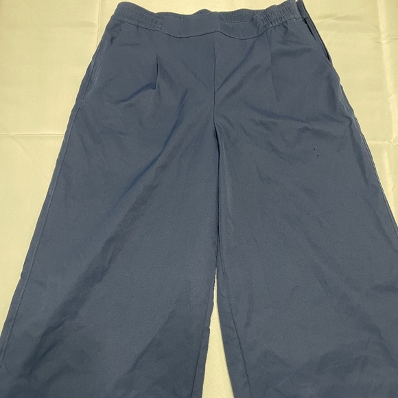 North Face Women’s Summit Navy Standard Wide Leg Pants - Size 14 - Picture 1 of 8